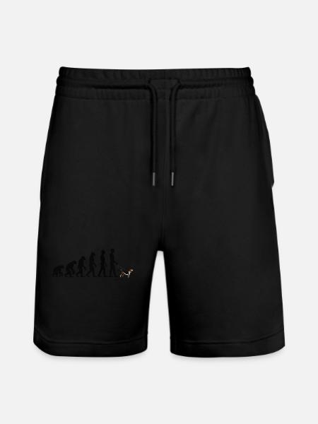 Beagle - Stanley/Stella Unisex Bio Joggingshorts Trainer - Schwarz