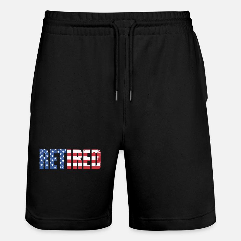 Retraité Retraité Retraité - Short de jogging bio TRAINER Stanley/Stella unisexe - noir