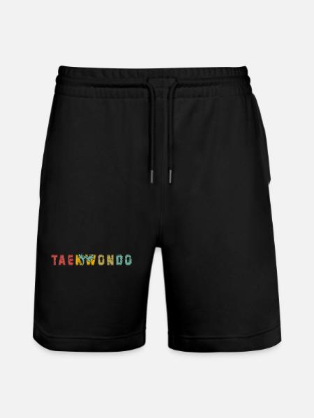 Taekwondo - Stanley/Stella Trainer Unisex Organic Jogging Shorts - black