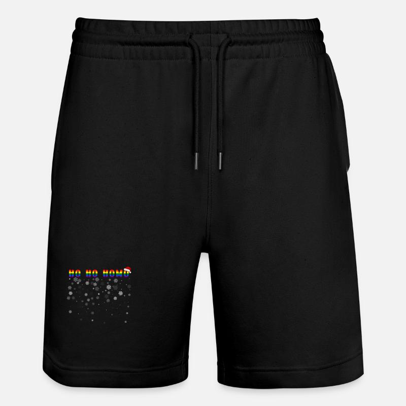 Ho Ho Homo! - Stanley/Stella Trainer Unisex Organic Jogging Shorts - black