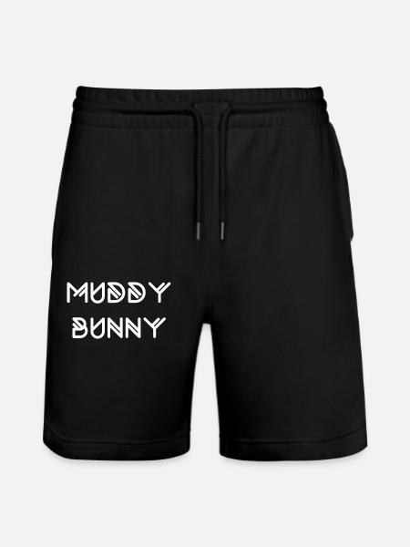Muddy Bunny - Stanley/Stella Unisex Bio Joggingshorts Trainer - Schwarz