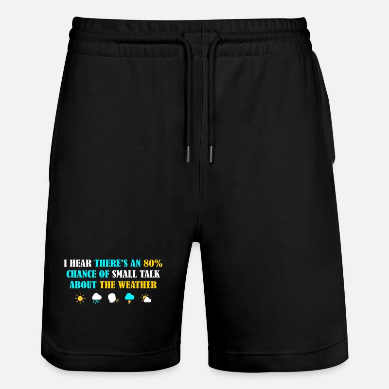Graphique introverti introverti - Short de jogging bio TRAINER Stanley/Stella unisexe - noir