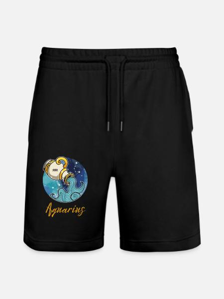 Aquarius - Short de jogging bio TRAINER Stanley/Stella unisexe - noir