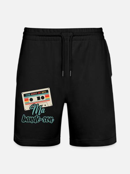 Ma bande son - Short de jogging bio TRAINER Stanley/Stella unisexe - noir
