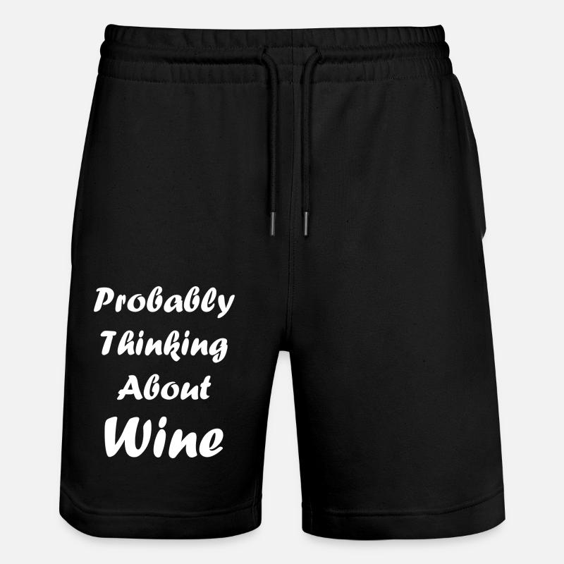 Wine - Short de jogging bio TRAINER Stanley/Stella unisexe - noir