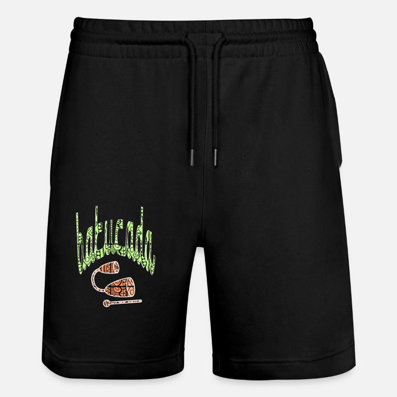 Batucada et ses cloches - Short de jogging bio TRAINER Stanley/Stella unisexe - noir