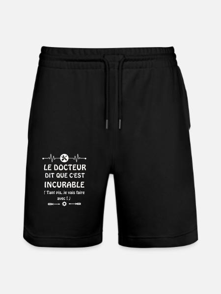 Amour fou du bricolage - Short de jogging bio TRAINER Stanley/Stella unisexe - noir