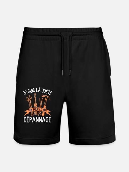 Dépannage réparation bricolage - Short de jogging bio TRAINER Stanley/Stella unisexe - noir