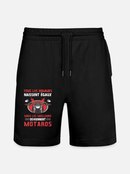 Cascadeur motard - Short de jogging bio TRAINER Stanley/Stella unisexe - noir