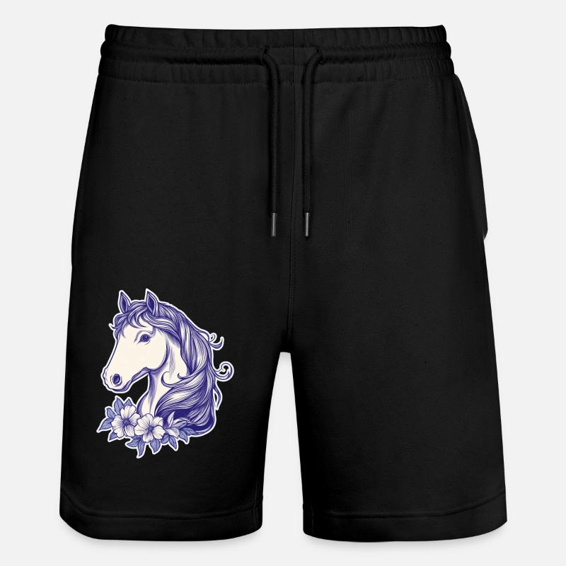 Cheval Enfants - Short de jogging bio TRAINER Stanley/Stella unisexe - noir