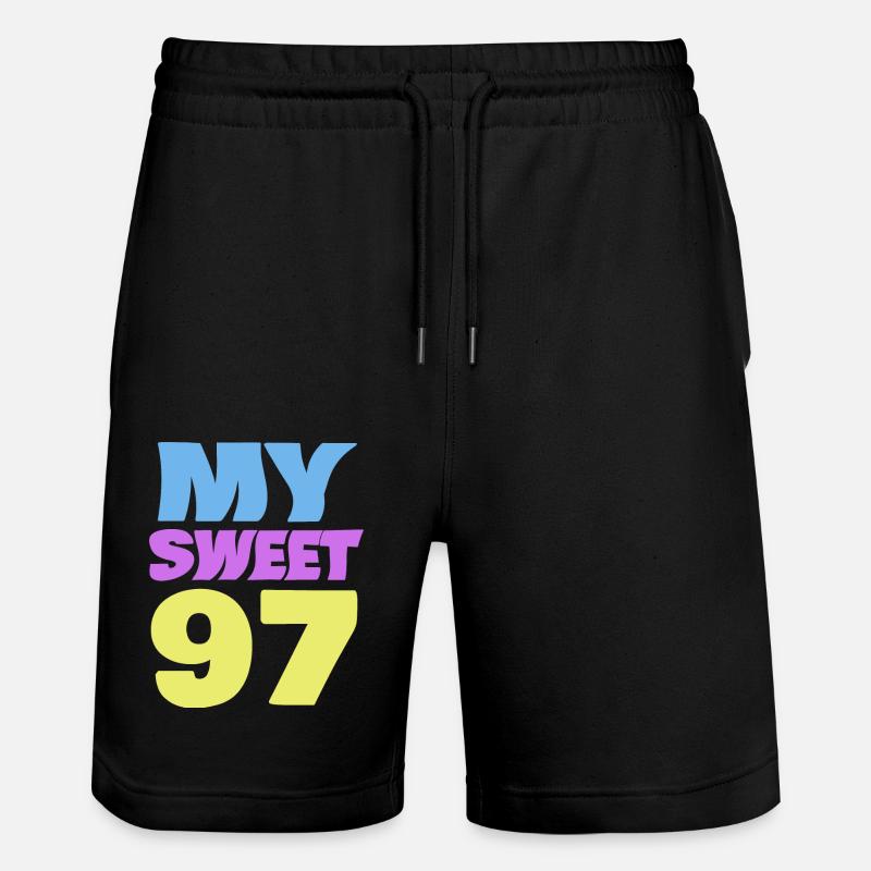 97 - Short de jogging bio TRAINER Stanley/Stella unisexe - noir