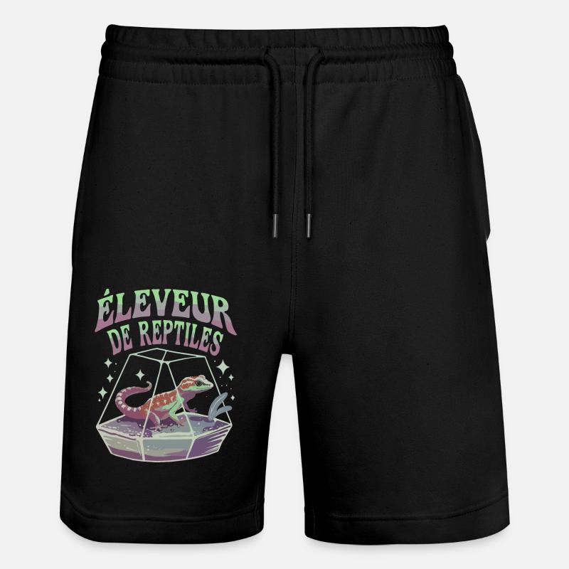 Éleveur de reptiles - Short de jogging bio TRAINER Stanley/Stella unisexe - noir