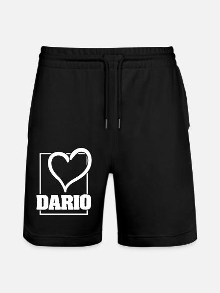 Dario - Stanley/Stella Unisex Bio Joggingshorts Trainer - Schwarz