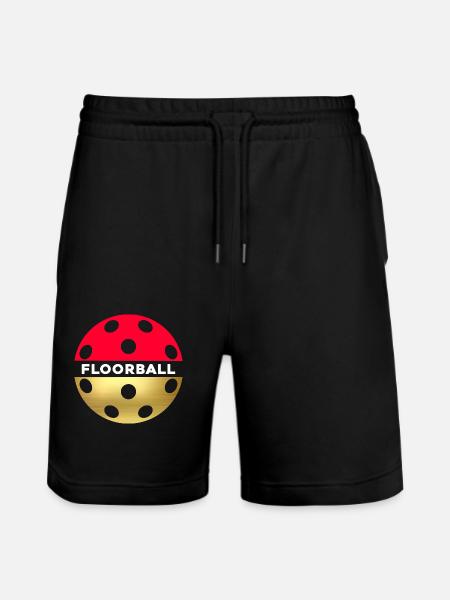 Floorball palla da floorball Giocatore di floorball - Pantaloncini da jogger ecologici unisex Trainer di Stanley/Stella - nero