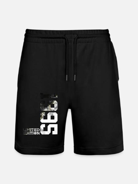 31ST BIRTHDAY LIMITED EDITION 1995 - Stanley/Stella Trainer Unisex Organic Jogging Shorts - black