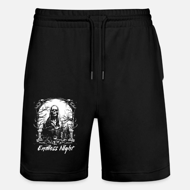 Endless Night Grim Reaper - Stanley/Stella Trainer Unisex Organic Jogging Shorts - black