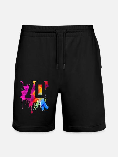 70 ANS 70 ANNIVERSAIRE - Short de jogging bio TRAINER Stanley/Stella unisexe - noir