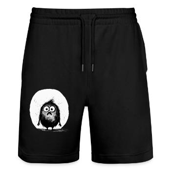 Confus Petit Monstre Mignon Effrayant - Short de jogging bio TRAINER Stanley/Stella unisexe - noir - Devant - Nik (191cm) & Marisol (170cm)