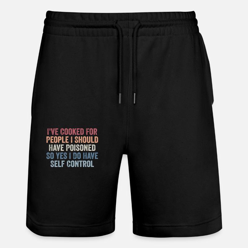 Komisch - Stanley/Stella Unisex Bio Joggingshorts Trainer  - Schwarz
