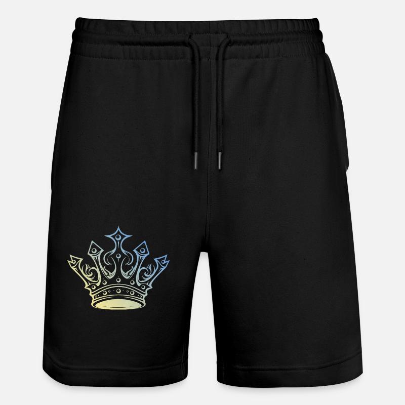 Couronne royale - Short de jogging bio TRAINER Stanley/Stella unisexe - noir