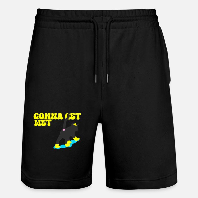 Lass uns nass werden - Stanley/Stella Unisex Bio Joggingshorts Trainer  - Schwarz