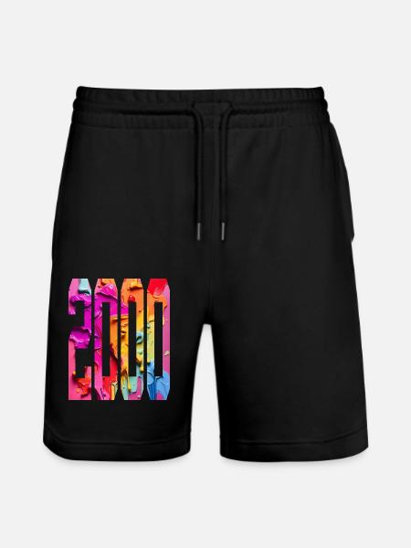 BUNT 26TH BIRTHDAY 2000 - Stanley/Stella Trainer Unisex Organic Jogging Shorts - black