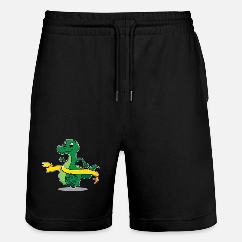 Marathon Crocodile - Short de jogging bio TRAINER Stanley/Stella unisexe - noir