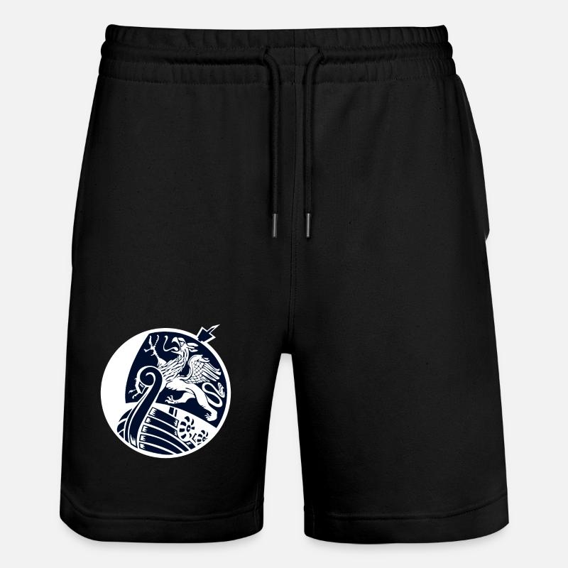 Rostock - Rouage - Bateau Viking - Short de jogging bio TRAINER Stanley/Stella unisexe - noir