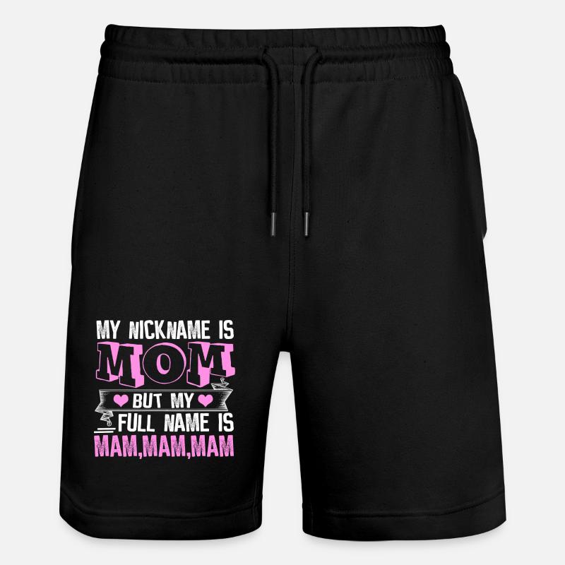 Maman - Short de jogging bio TRAINER Stanley/Stella unisexe - noir