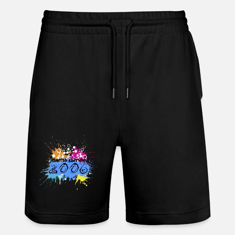 Colour explosion Limited Edition 2006 - Stanley/Stella Trainer Unisex Organic Jogging Shorts - black
