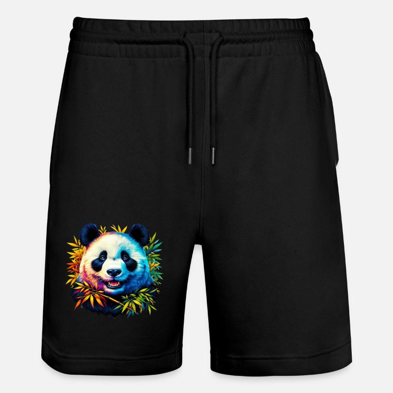 Panda - Short de jogging bio TRAINER Stanley/Stella unisexe - noir