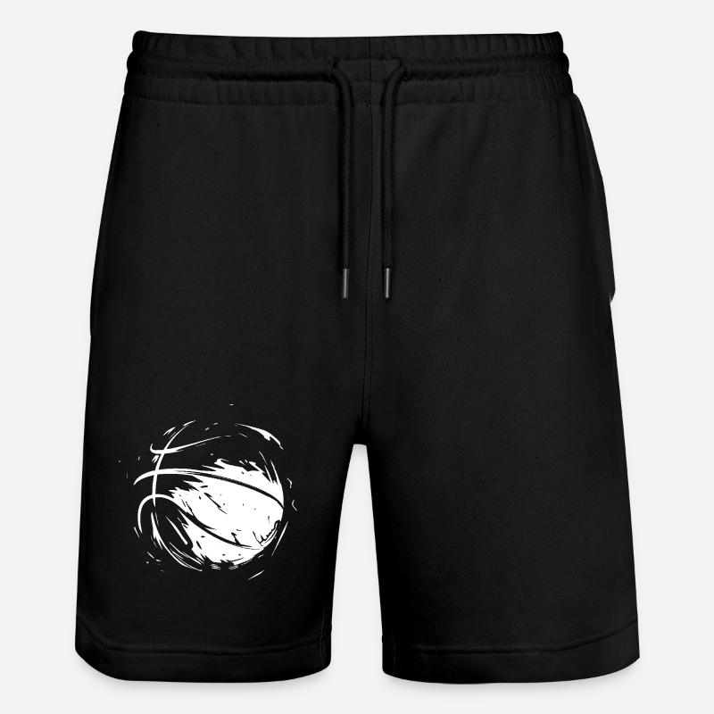 Croquis de basket-ball - Short de jogging bio TRAINER Stanley/Stella unisexe - noir