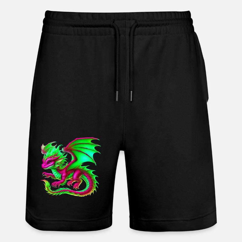 Dragon - Short de jogging bio TRAINER Stanley/Stella unisexe - noir