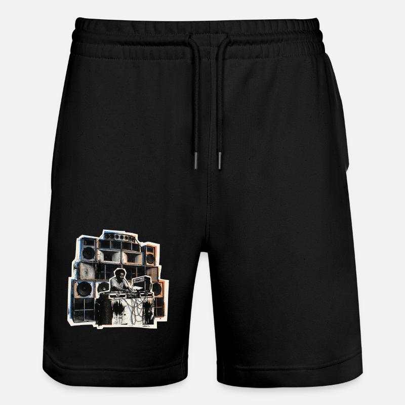 Dub Reggae Soundsystem Roots - Stanley/Stella Unisex Bio Joggingshorts Trainer  - Schwarz