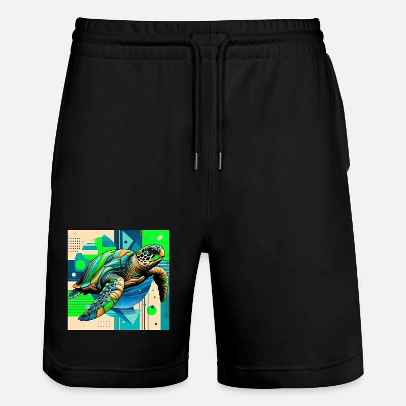 tortue - Short de jogging bio TRAINER Stanley/Stella unisexe - noir