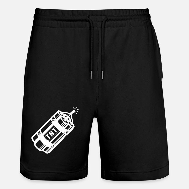 Dynamit Tnt - Stanley/Stella Unisex Bio Joggingshorts Trainer  - Schwarz