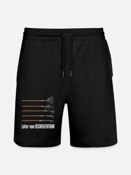 Rechenzentrum Design Gartengeräte Rechen Leiter - Stanley/Stella Unisex Bio Joggingshorts Trainer - Schwarz
