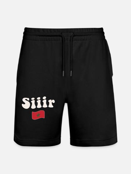 Maroc Foot - Short de jogging bio TRAINER Stanley/Stella unisexe - noir