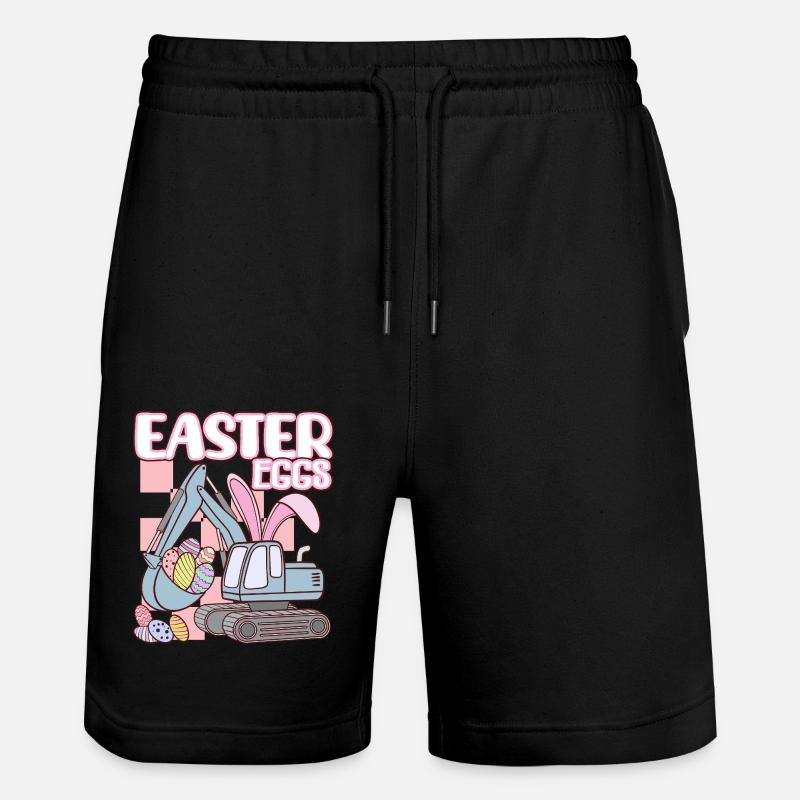 Oeufs de Pâques - Short de jogging bio TRAINER Stanley/Stella unisexe - noir