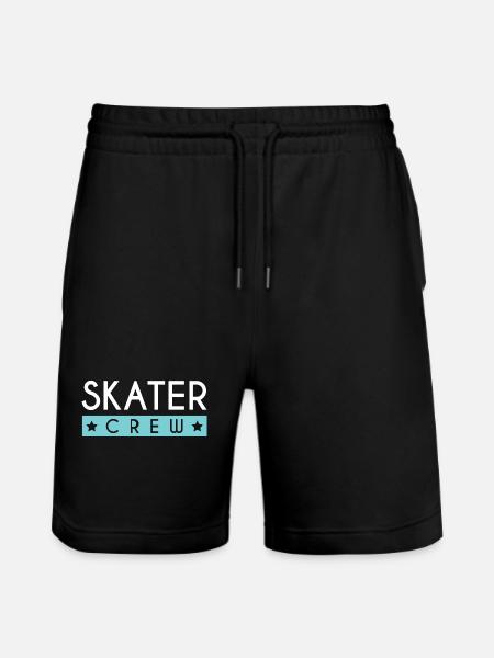 Skater Crew - Stanley/Stella Trainer Unisex Organic Jogging Shorts - black