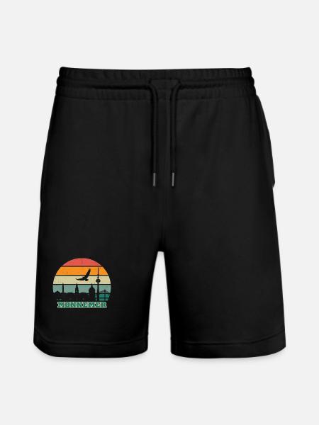 Monnemer - Mannheim, my city! - Stanley/Stella Trainer Unisex Organic Jogging Shorts - black