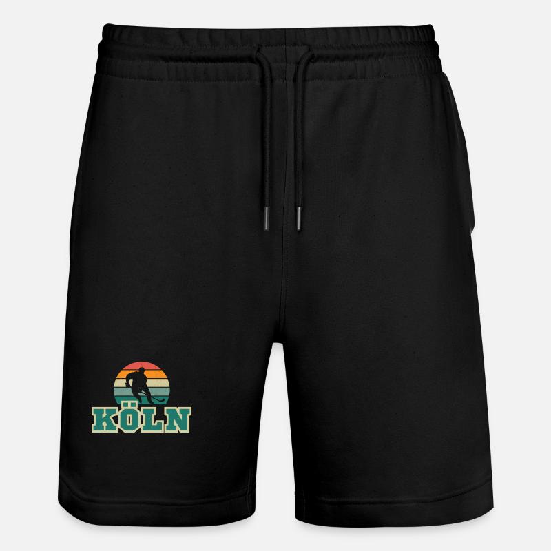 Cologne, ma ville ! - Short de jogging bio TRAINER Stanley/Stella unisexe - noir