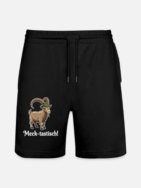 Meck-tastic ! - Stanley/Stella Trainer Unisex Organic Jogging Shorts - black