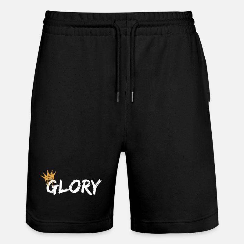 Glory Krone - Stanley/Stella Unisex Bio Joggingshorts Trainer  - Schwarz