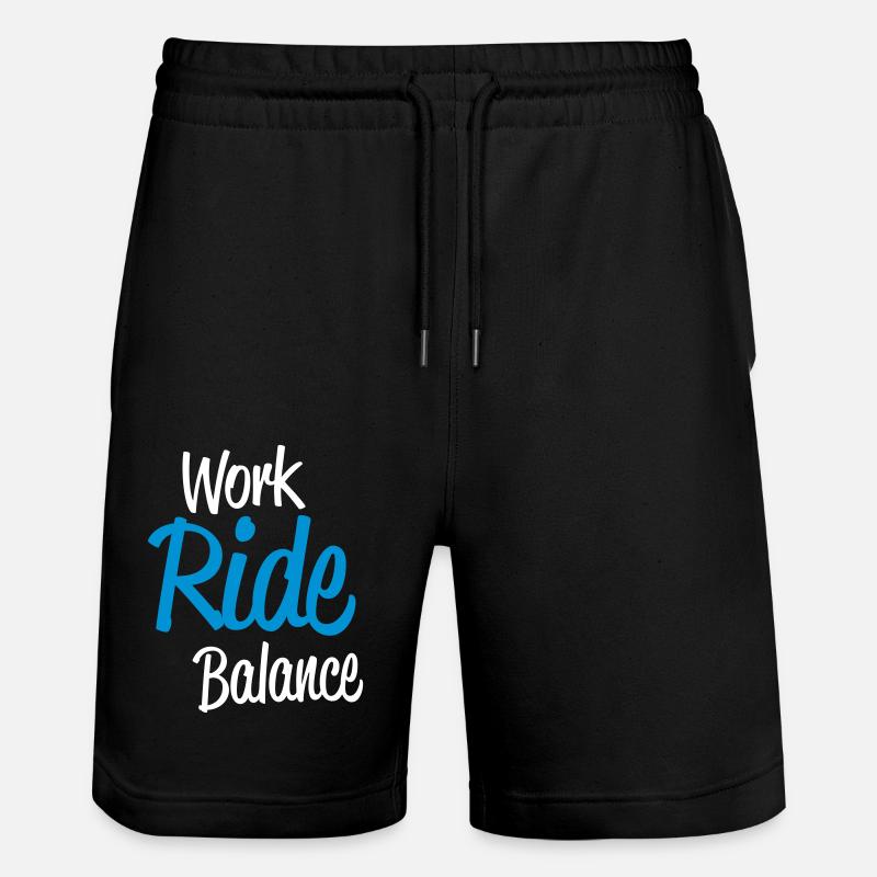 workridew - Short de jogging bio TRAINER Stanley/Stella unisexe - noir