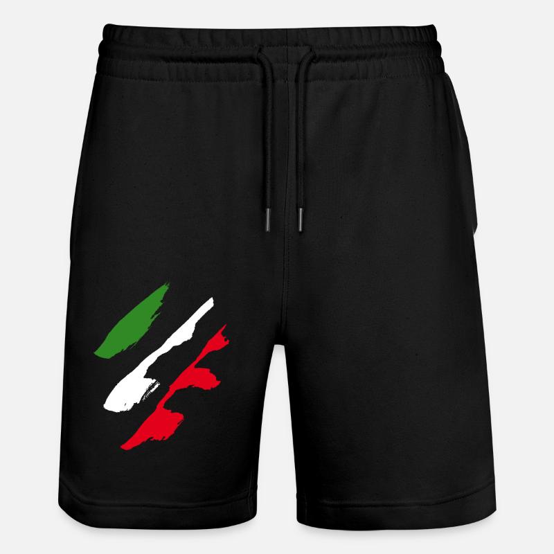 Drapeau de style italien - Short de jogging bio TRAINER Stanley/Stella unisexe - noir