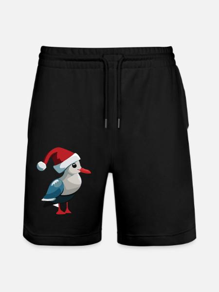 Seagull - Stanley/Stella Trainer Unisex Organic Jogging Shorts - black