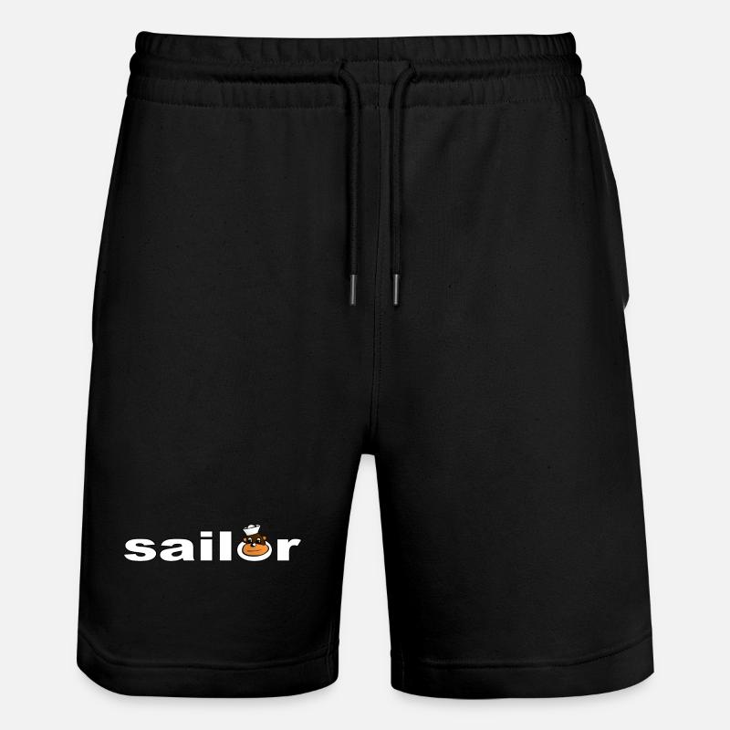 SAILOR - Stanley/Stella Unisex Bio Joggingshorts Trainer  - Schwarz