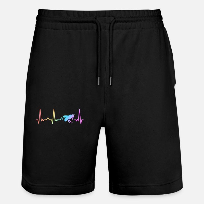 Abeilles, apiculteurs, apiculteurs - Short de jogging bio TRAINER Stanley/Stella unisexe - noir