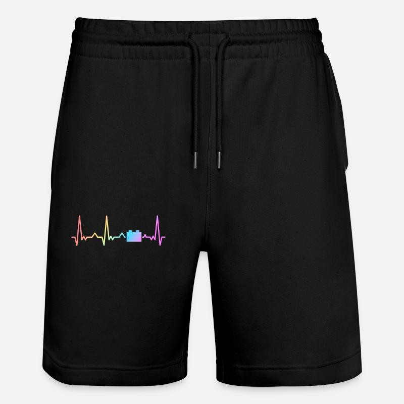 Brick Builder Master Builder Klemmbaustein - Stanley/Stella Unisex Bio Joggingshorts Trainer  - Schwarz